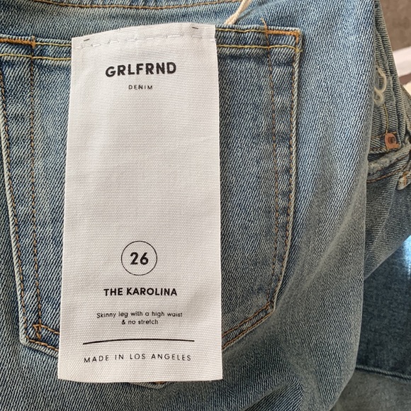 GRLFRND KAROLINA High Rise Distressed Skinny Jeans in AUSTIN Size 26 - Picture 6 of 10